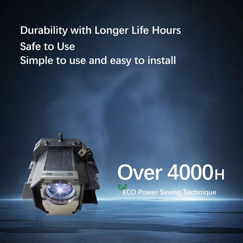 SORNEICDR مصباح بديل ELP LP39 لجهاز العرض متوافق مع إبسون EMP-TW1000 TW2000 TW700 TW980 PowerLite Home Cinema 720 1080UB PowerLite PC 810 ، مع هيكل - Image 4